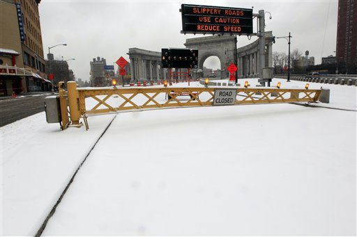 Entre 3 y 4 pulgadas de nieve se registraron en el estado de Nueva York.
