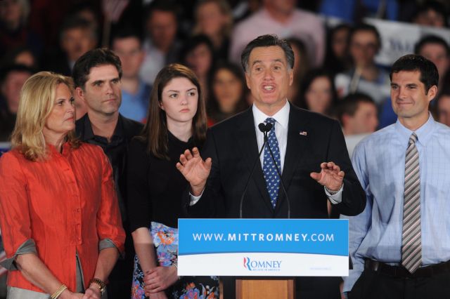 El precandidato republicano a la presidencia, Mitt Romney.