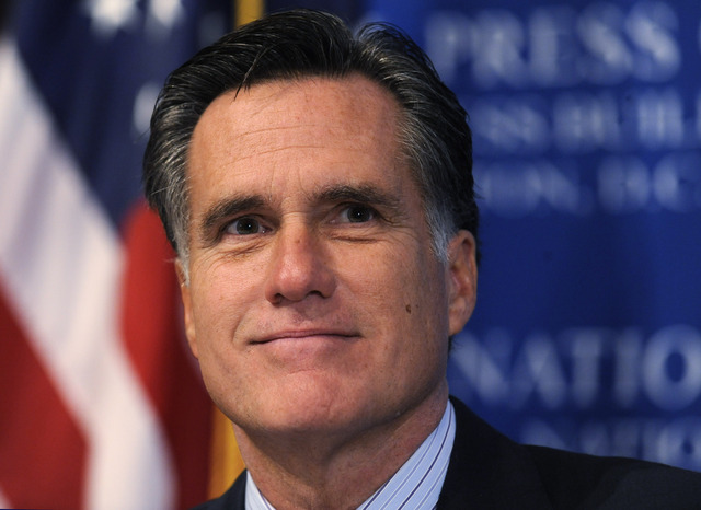 El precandidato a la Presidencia  de EEUU Mitt Romney.