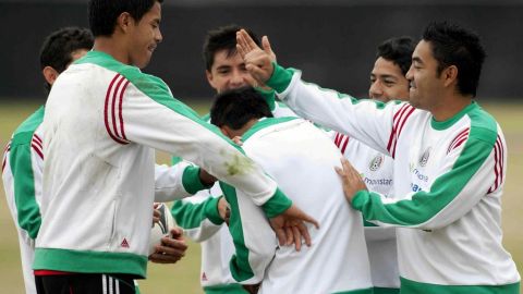 Un gran ambiente se vive entre los seleccionados mexicanos de cara a su partido de hoy ante Venezuela en Houston.