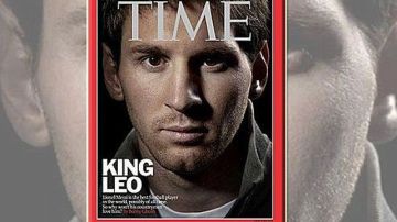 Portada de la revista "Time" con la imagen de Lionel Messi.