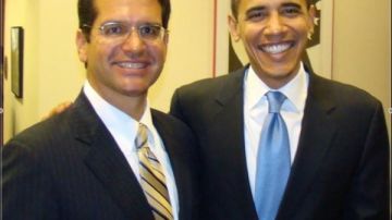 Pedro Pierluisi con el presidente Barack Obama.