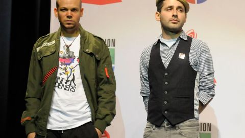 El dueto boricua Calle 13.
