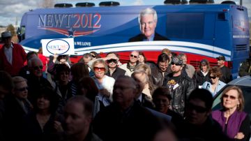 Gingrich se encuentra en franca desventaja con respecto a Mitt Romney, en materia de fondos y de preferencia electoral.