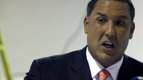 El gobernador del estado Zulia y precandidato de la oposición venezolana, Pablo Pérez.