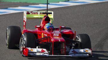 Fernando Alonso sometió a una prueba de fuego al nuevo bólido de la Ferrari el F2012 dejando atrás a dos grandes: Vettel y Hamilton.