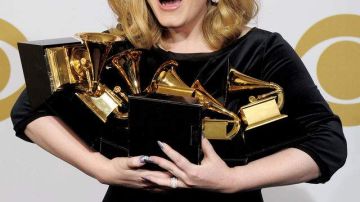 Con su disco '21', Adele se llevó el Grammy en las principales categorías.