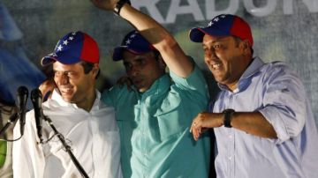 El ganador de las elecciones primarias de la oposición venezolana, Henrique Capriles.