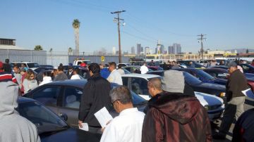 Autos policía ha incautado en LA, algunos pertenecían a indocumentados.