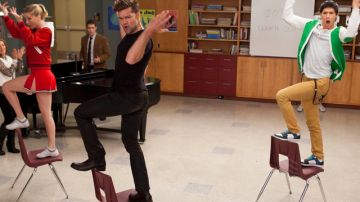 Ricky Martin en su intervención en 'Glee'.