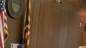 Alejandrina Cabrera en una audiencia en Arizona.