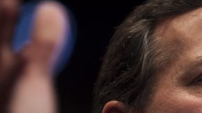El precandidato presidencial republicano Rick Santorum.
