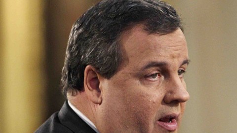 Chris Christie gobernador de Nueva Jersey.