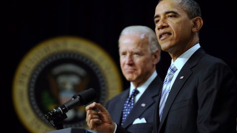 El presidente Barack Obama y el vicepresidente Joe Biden.
