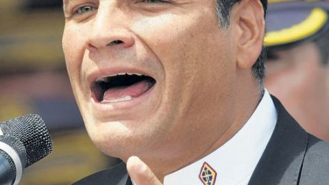 El presidente de Ecuador, Rafael Correa.