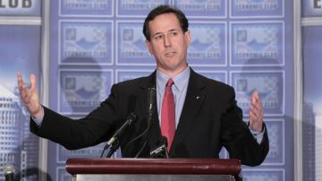 Rick Santorum, aspirante  republicano.