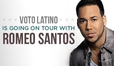 Romeo Santos  se une a la campaña “Voto Latino”.