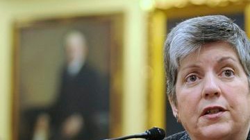 La secretaria de Seguridad Nacional de Estados Unidos, Janet Napolitano.
