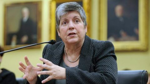 La secretaria de Seguridad Nacional de Estados Unidos, Janet Napolitano.