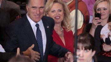El exgobernador de Massachusetts y aspirante presidencial republicano Mitt Romney.