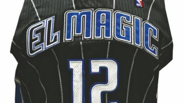 Por primera vez, el Magic lucirá una camiseta con su nombre en
español durante Noche Latina, en Orlando.