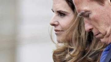 Maria Shriver y Arnold Schwarzenegger hace casi un año antes de que estallara el escándalo.