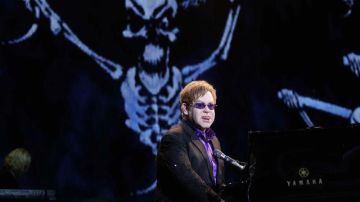 Elton John durante el concierto que ofreció en Guadalajara la semana pasada.