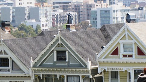 Vista desde Alamo Square Park en San Francisco.