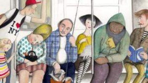 La MTA vende esta caricatura, que se alega quería el maestro hispano, por $24.95.