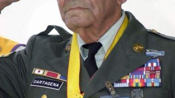 El sargento Cartagena murió en el 2010.