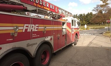 Camión del Departamento de Bomberos de la Ciudad de Nueva York.