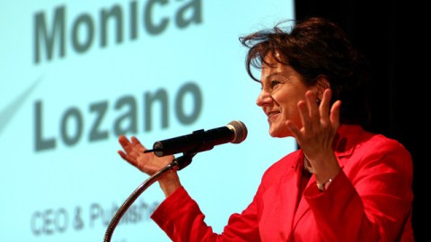Mónica Lozano, de las pocas latinas es ser parte de una directiva en una corporación. En enero fue nombrada al Consejo de Apple. (EDLP)