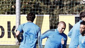 El Real Madrid cerró ayer su preparación para enfrentar el día de hoy en el estadio  Santiago Bernabéu al CSKA de Moscú.