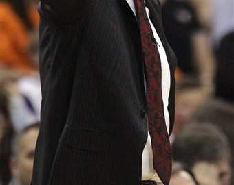 El ahora exentrenador de los Knicks, Mike D'Antoni.