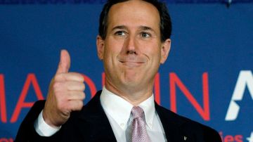 Rick Santorum suma ya 10 estados conquistados en las primarias republicanas.