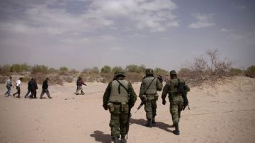 La ONU critica que toda la culpa de las desapariciones se le adjudique al crimen organizado. Aquí soldados vigilan Ciudad Juárez.