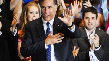 Romney lidera la carrera por la candidatura presidencial republicana.