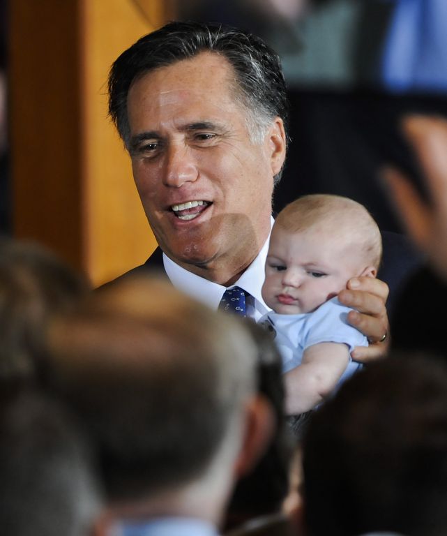 Mitt Romney en Illinois.