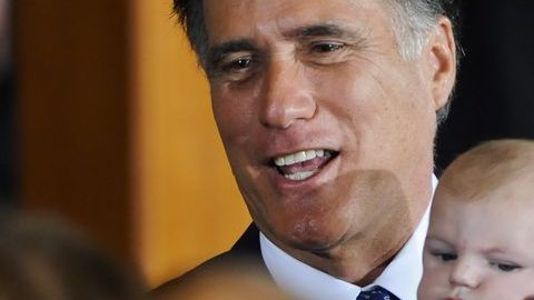 Mitt Romney en Illinois.