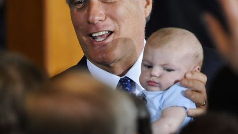 Mitt Romney en Illinois.