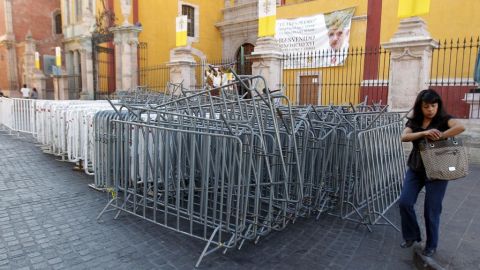 Preparativos para la visita del Papa a Guanajuato.