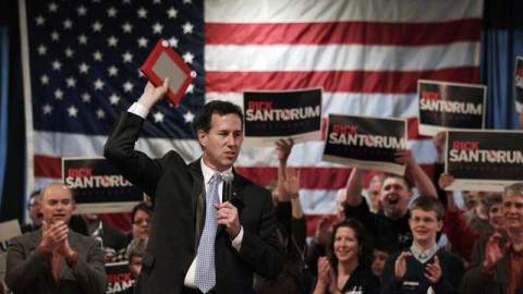 Santorum necesitaba ganar ayer tras los contundentes triunfos de Romney en las primarias de Puerto Rico e Illinois.