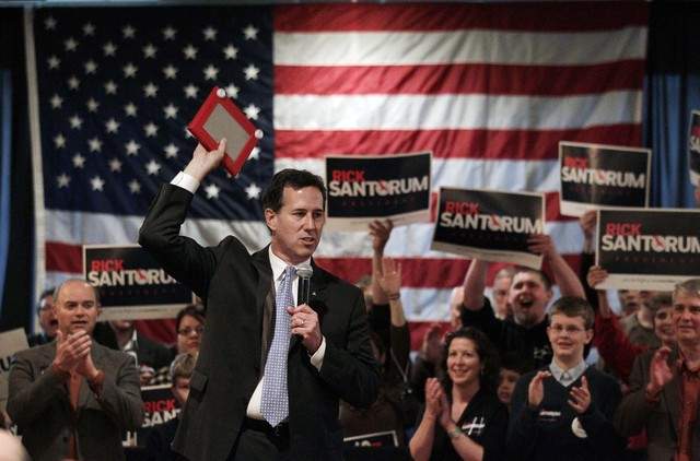 Santorum necesitaba ganar ayer  tras los contundentes triunfos de Romney en las primarias de Puerto Rico e Illinois.