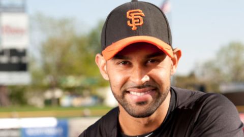Ángel Pagán, nuevo talento latino en los Gigantes.