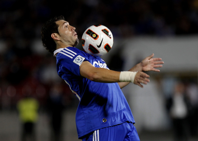 José Rojas anotó el gol de la victoria de la 'U'.