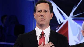 Rick Santorum Newt Gingrich Mitt Romney y Ron Paul aspirantes a la candidatura presidencial del Partido Republicano en las elecciones de 2012.