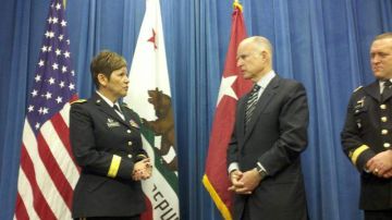 Sylvia Ruvalcaba Crockett es ascendida a general de la Guardia Nacional de California.