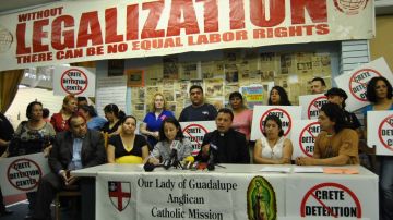 En una rueda de prensa realizada en la Iglesia Nuestra Señora de Guadalupe, los activistas anunciaron el cronograma planeado para una caminata hacia Crete, Illinois, este viernes.