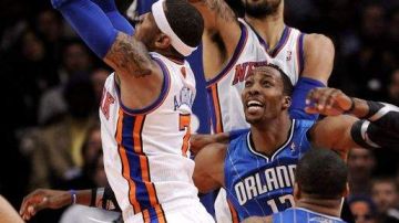El jugador de Knicks Carmelo Anthony.