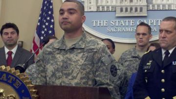 Diego Ureña, miembro de la Guardia Nacional de California encuentra empleo en el Valle Central gracias al programa Empleo para los Guerreros.